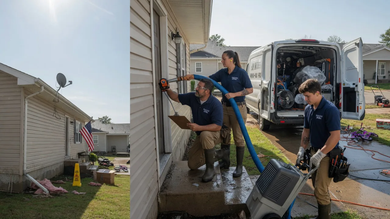 Ceiling Water Damage Restoration in Garfield, NM near me